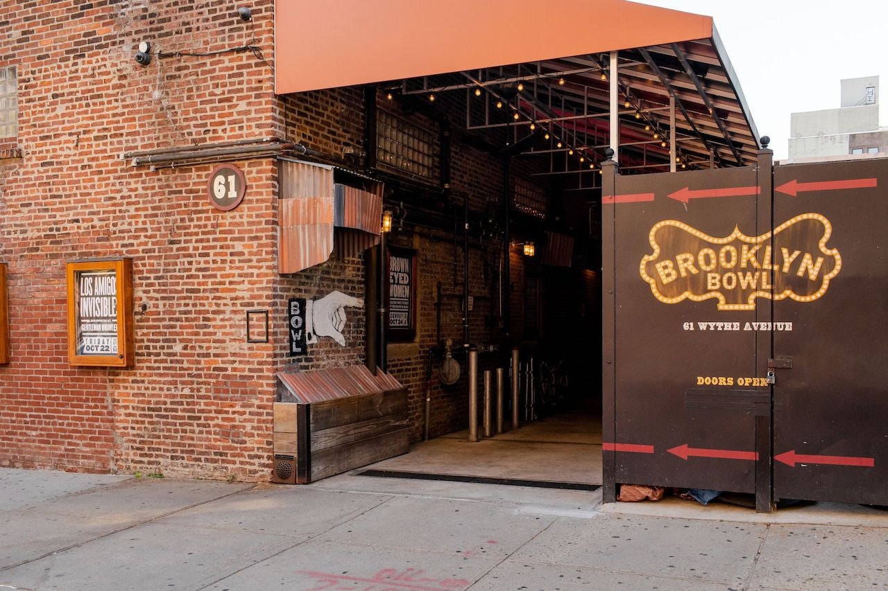 venue entrance of Brooklyn Bowl