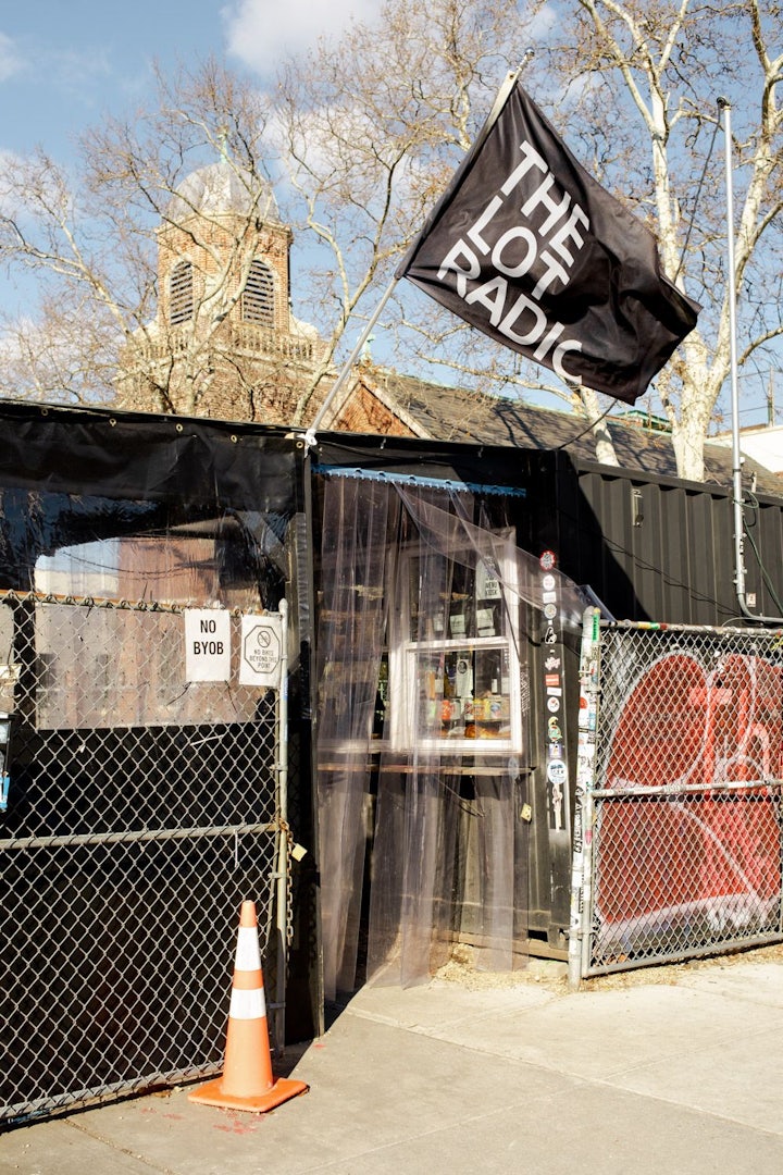 entrance of the Lot Radio in Brooklyn