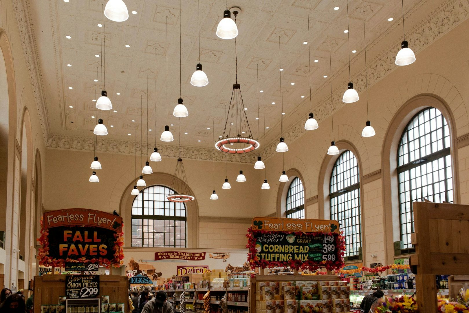 interior of Trader's Joe at old bank building on Court Street