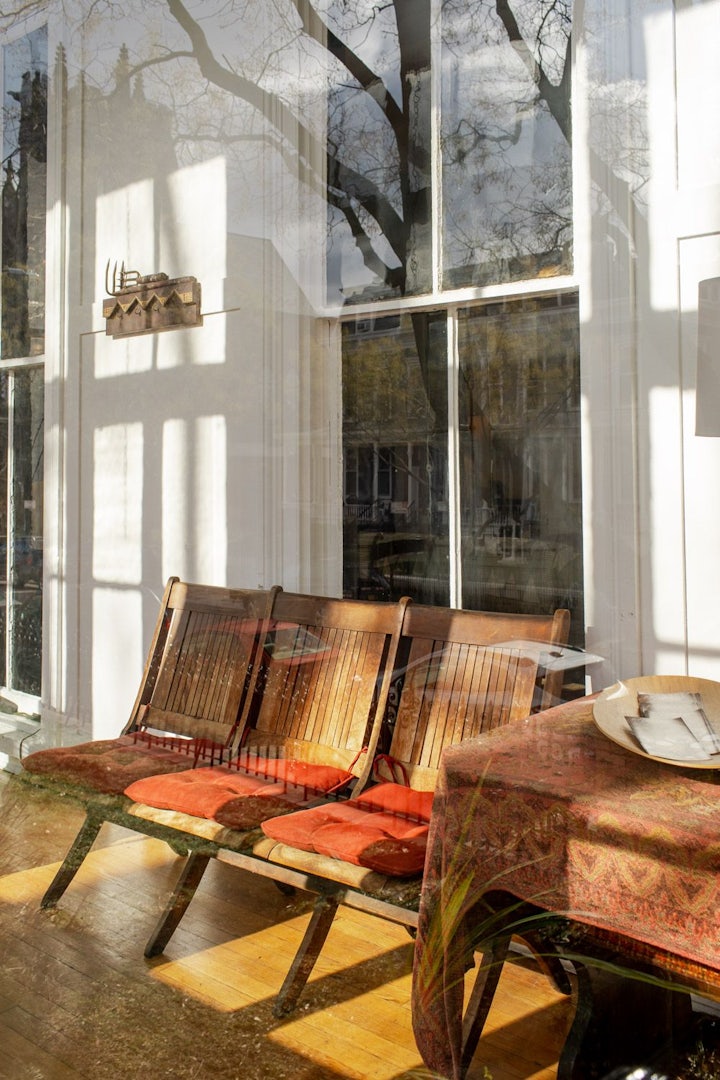 beautiful interior at Akwaaba Mansion in Brooklyn