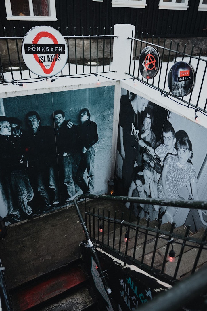 interior of Iceland Punk Museum 