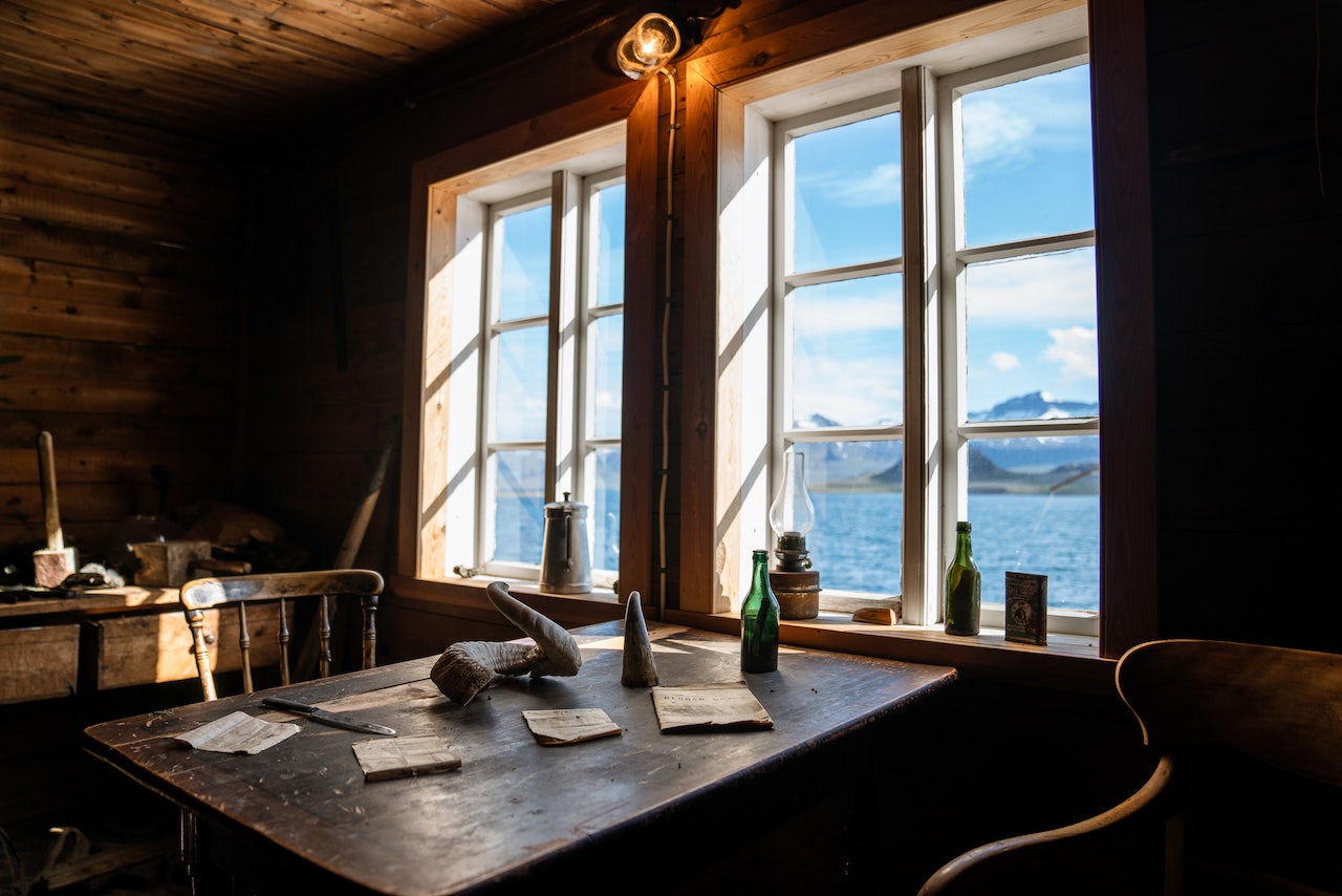 interior of Randulfshus Sea House restaurant 