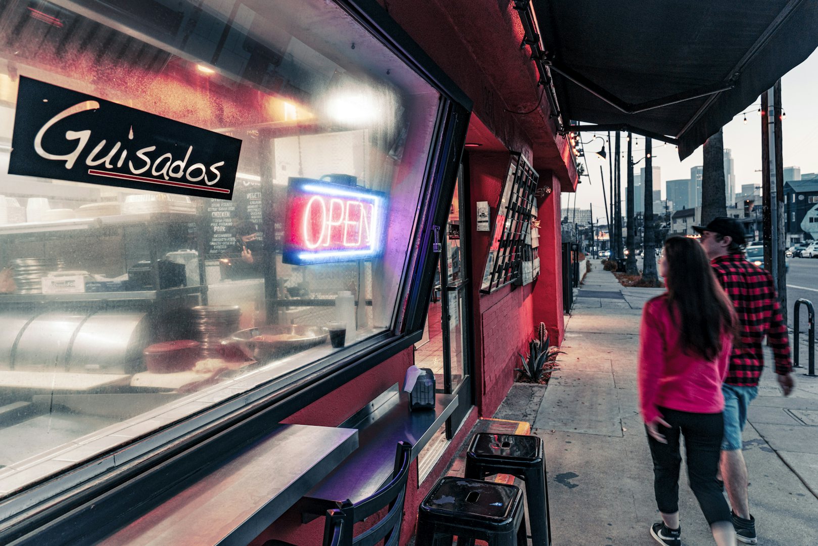 Exterior of Guisados in Los Angeles