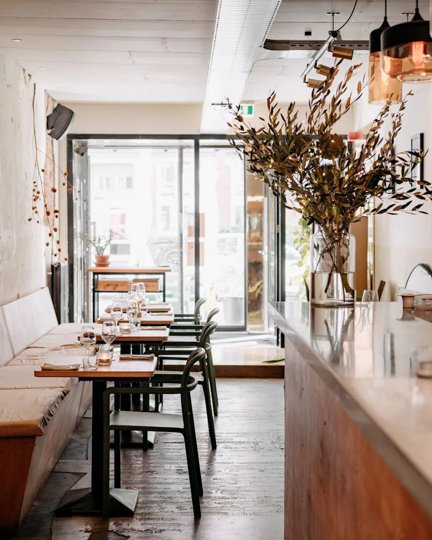 Interior of Yerba restaurant