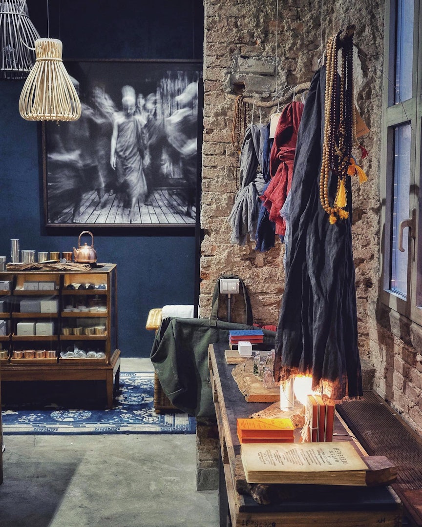 Shop interior of Stamberga in Milan