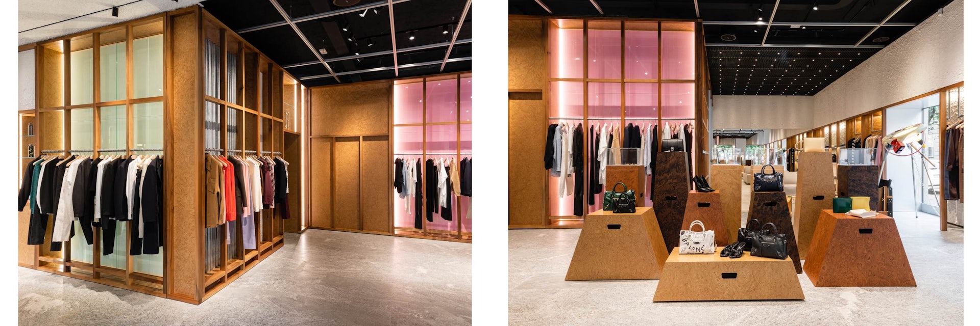 interior of Modes shop
