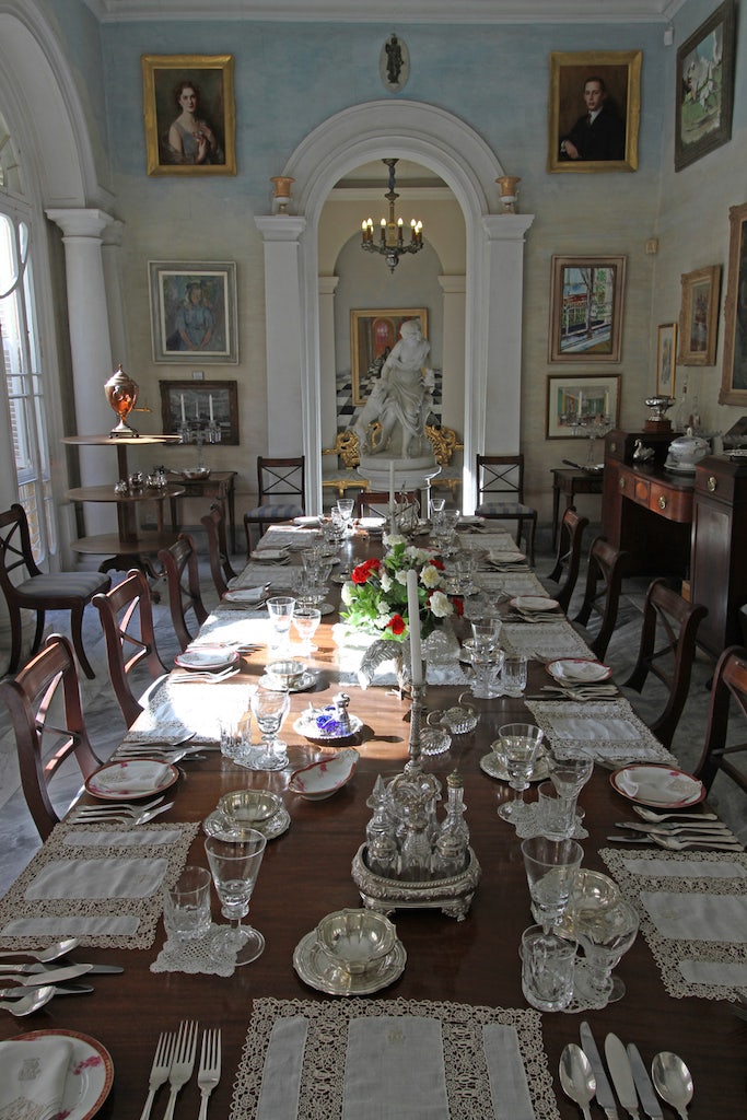ornate interior of the Casa Rocca Piccola