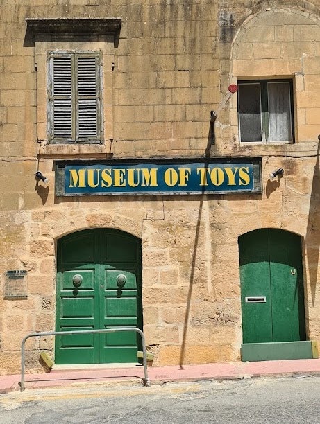 facade of the Museum of Toys in Malta