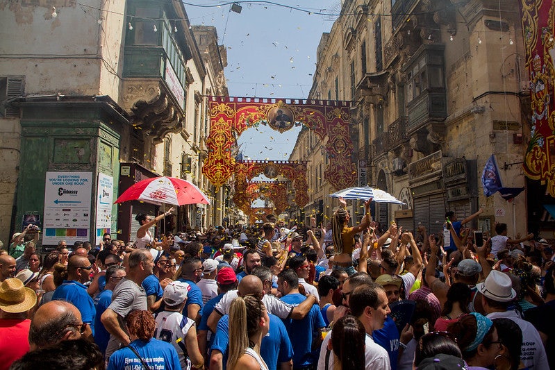 Festa celebration in Malta