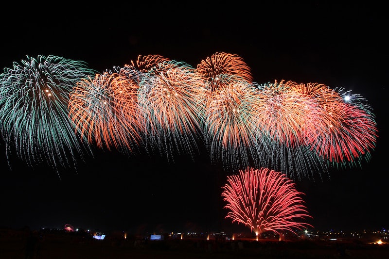 firework spectacle during Maltese Festa