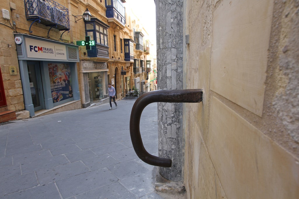 Nelson's Hook at the Old Law Court in Valletta