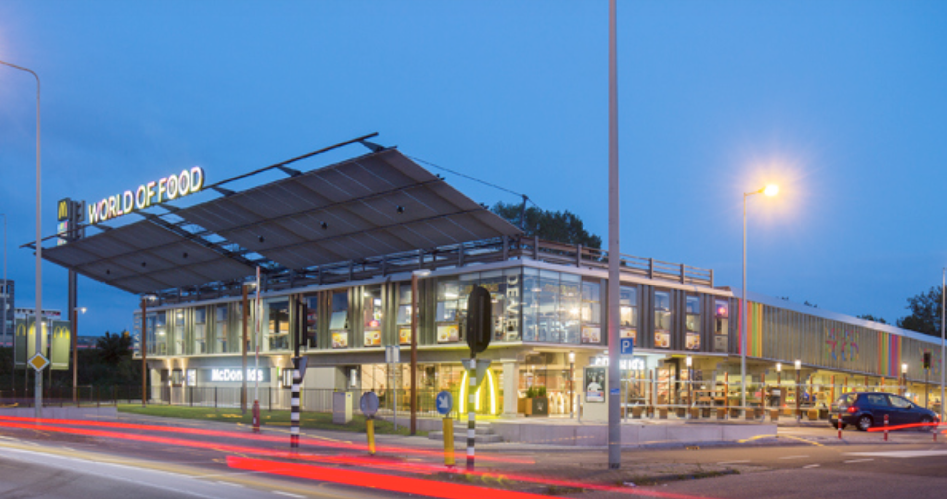 Exterior of the World of Food foodcourt