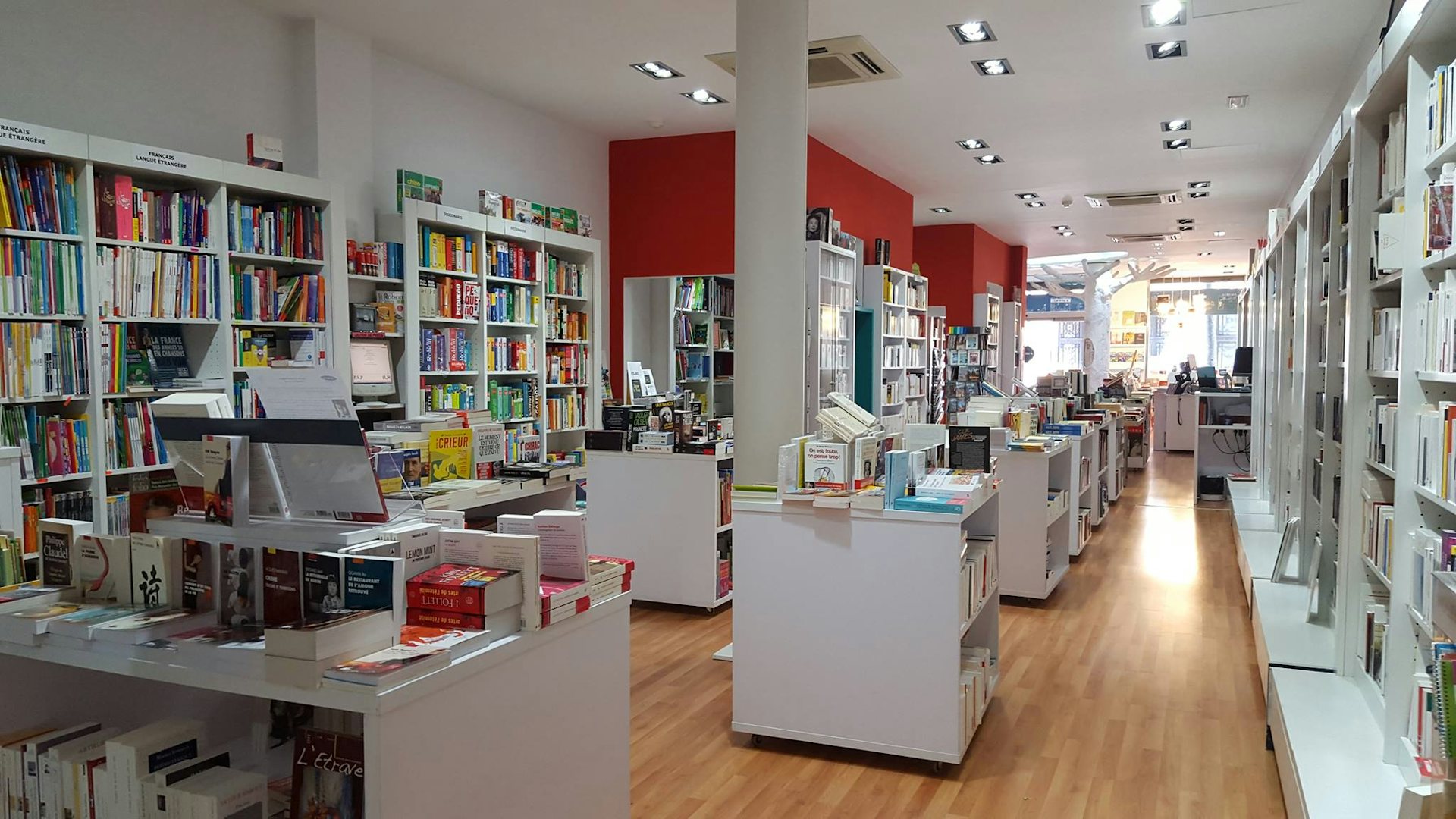 Interior of Jaimes bookshop