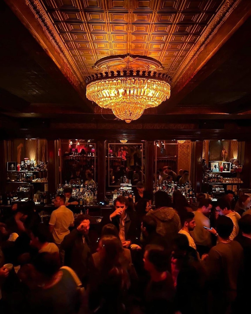 cozy interior of Back Room bar