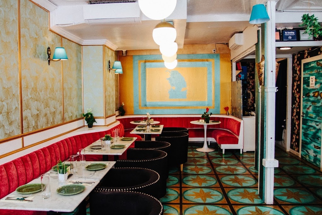 cozy and colourful restaurant interior of Cadence