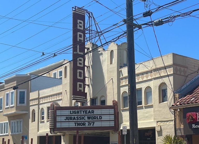 the Balboa Theatre in San Francisco