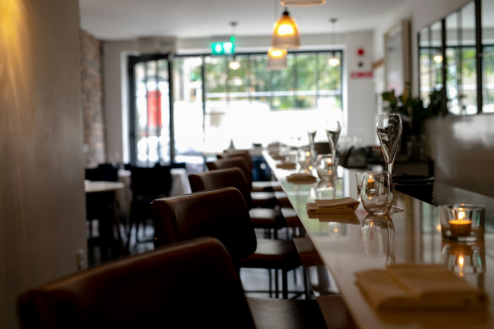 restaurant interior of Forest Avenue