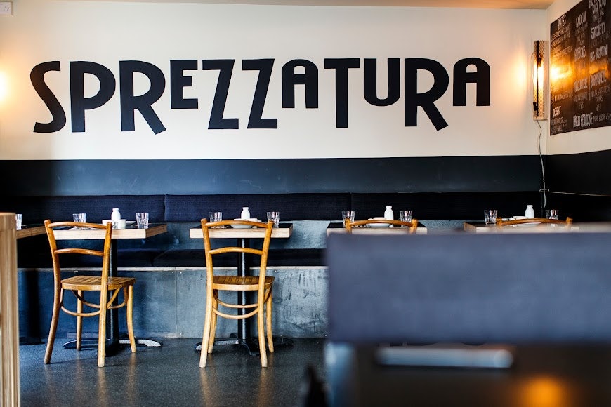 restaurant interior of Sprezzatura Dublin