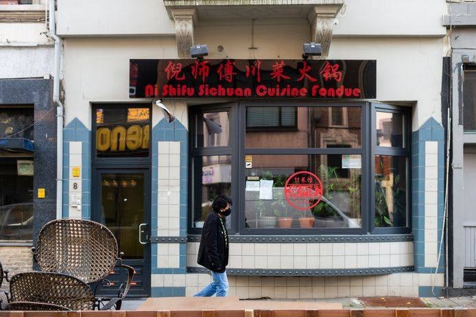 Facade of Ni Shifu Szichuan restaurant