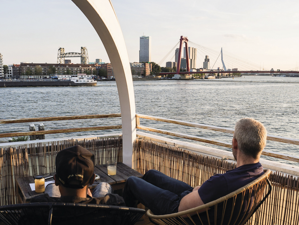 people enjoying the amazing water view at Alohabar