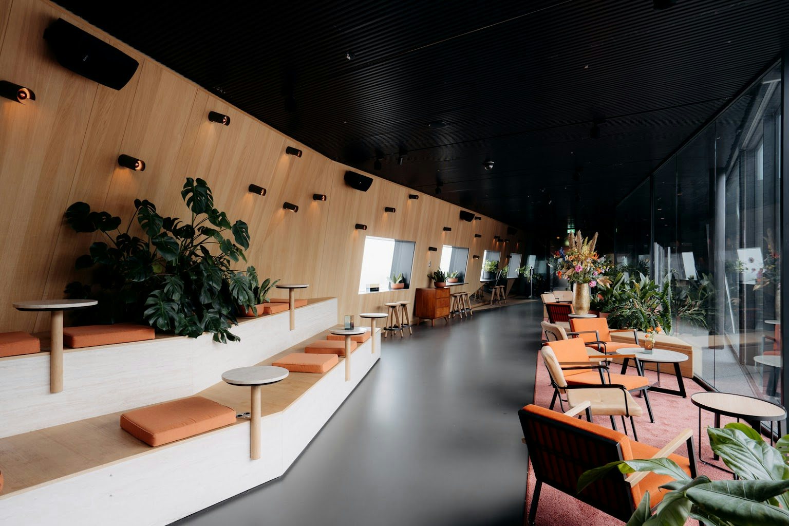 modern restaurant interior of NOK in Groningen