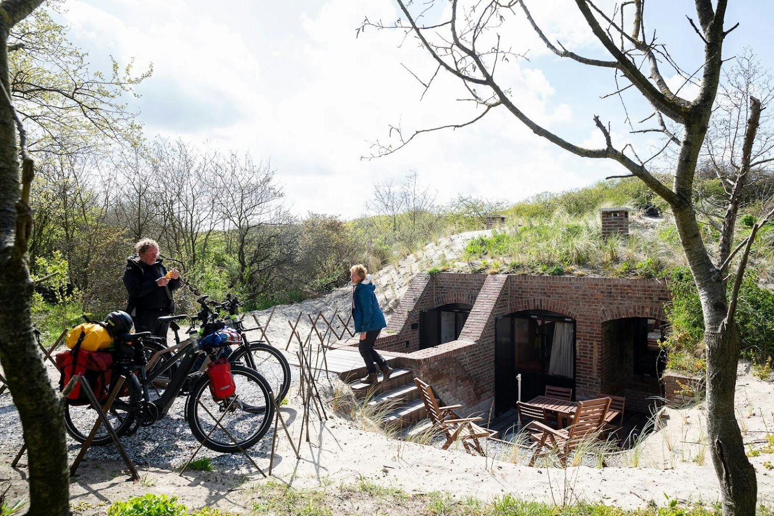 Guest at Cocono bunker in Hoek van Holland