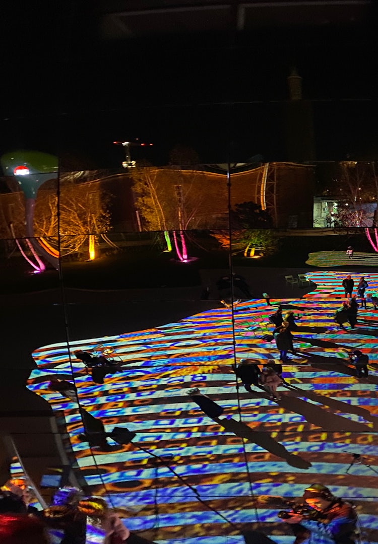 Video installation outside Depot Boijmans van Beuningen