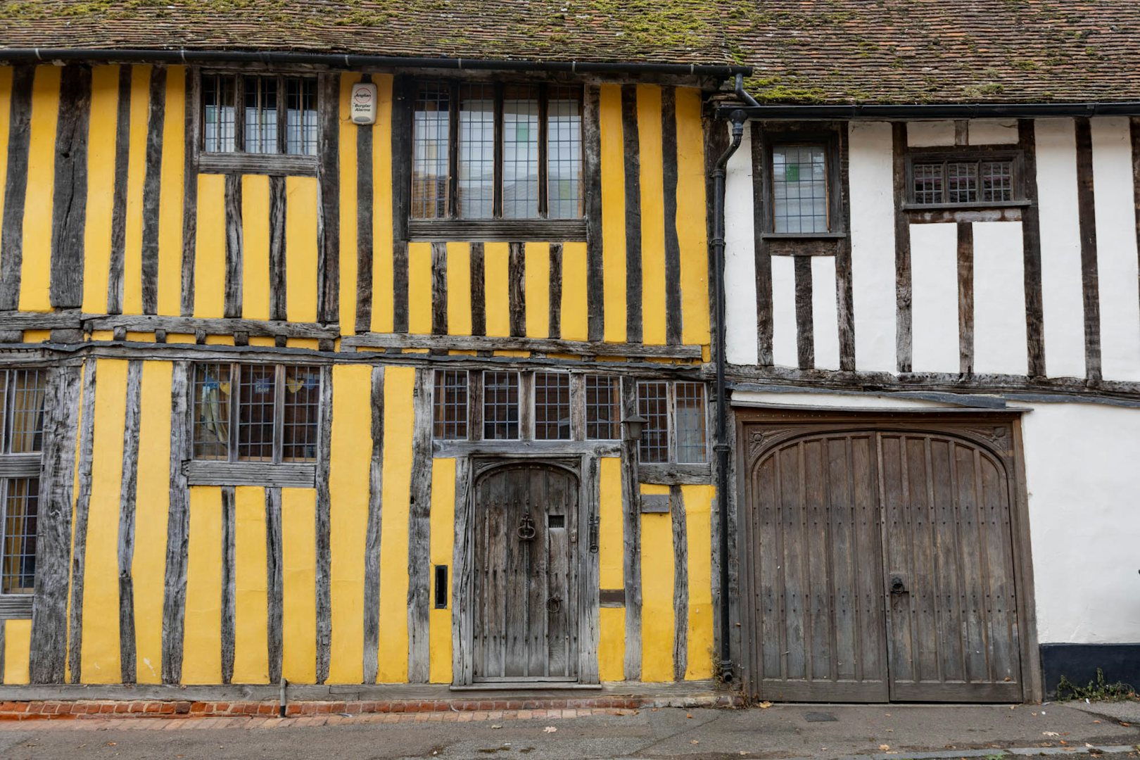 charming facades in Lavenham