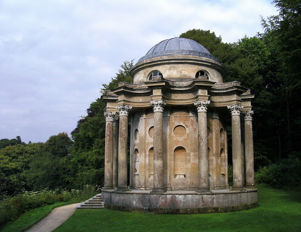 Temple of Apollo folly at Stourhead