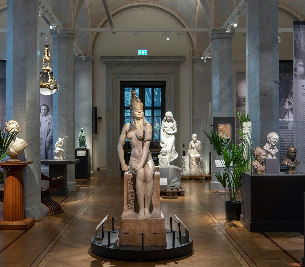 Sculpture hall at Nationalmuseum