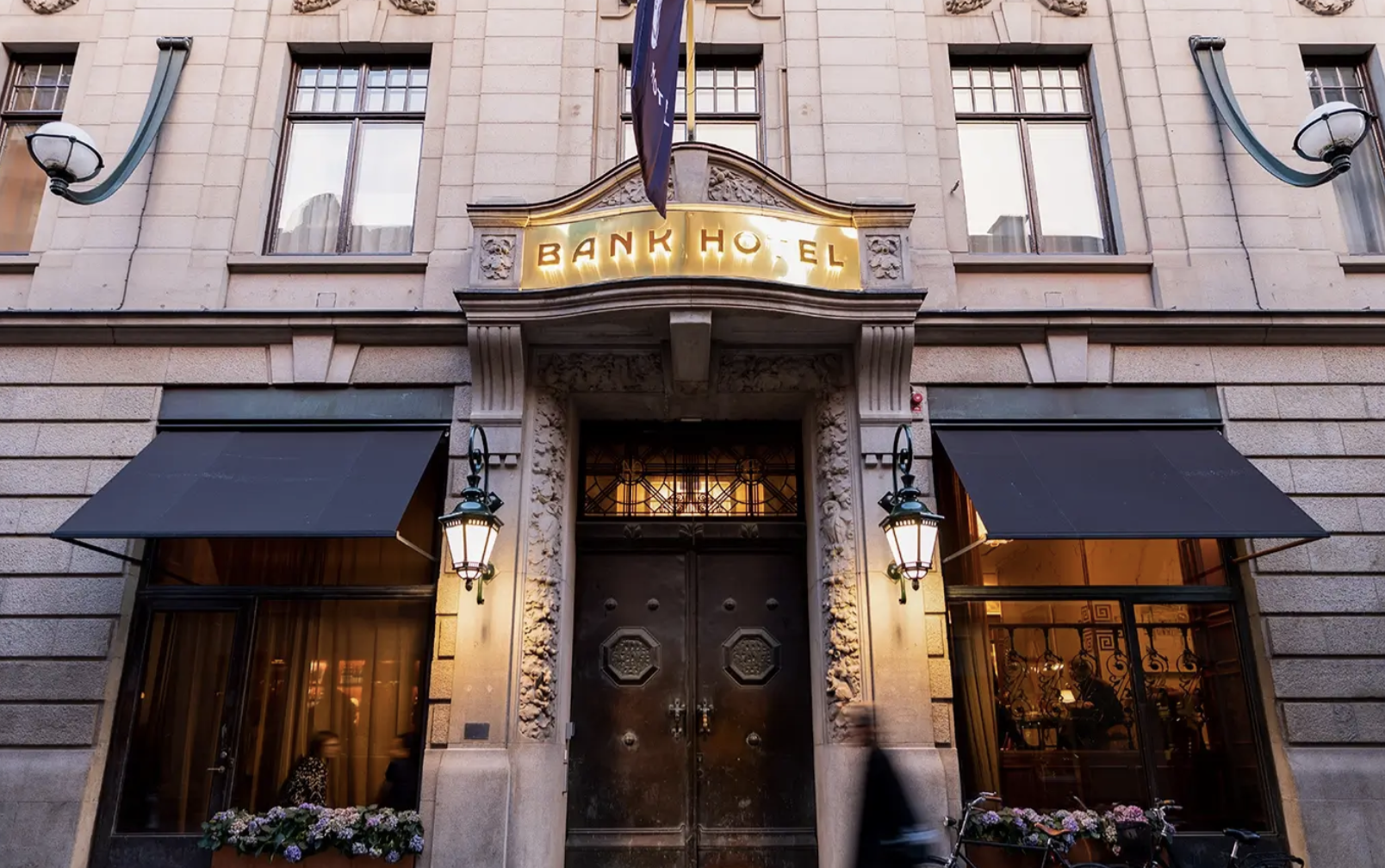 Façade of the Bank Hotel in Stockholm