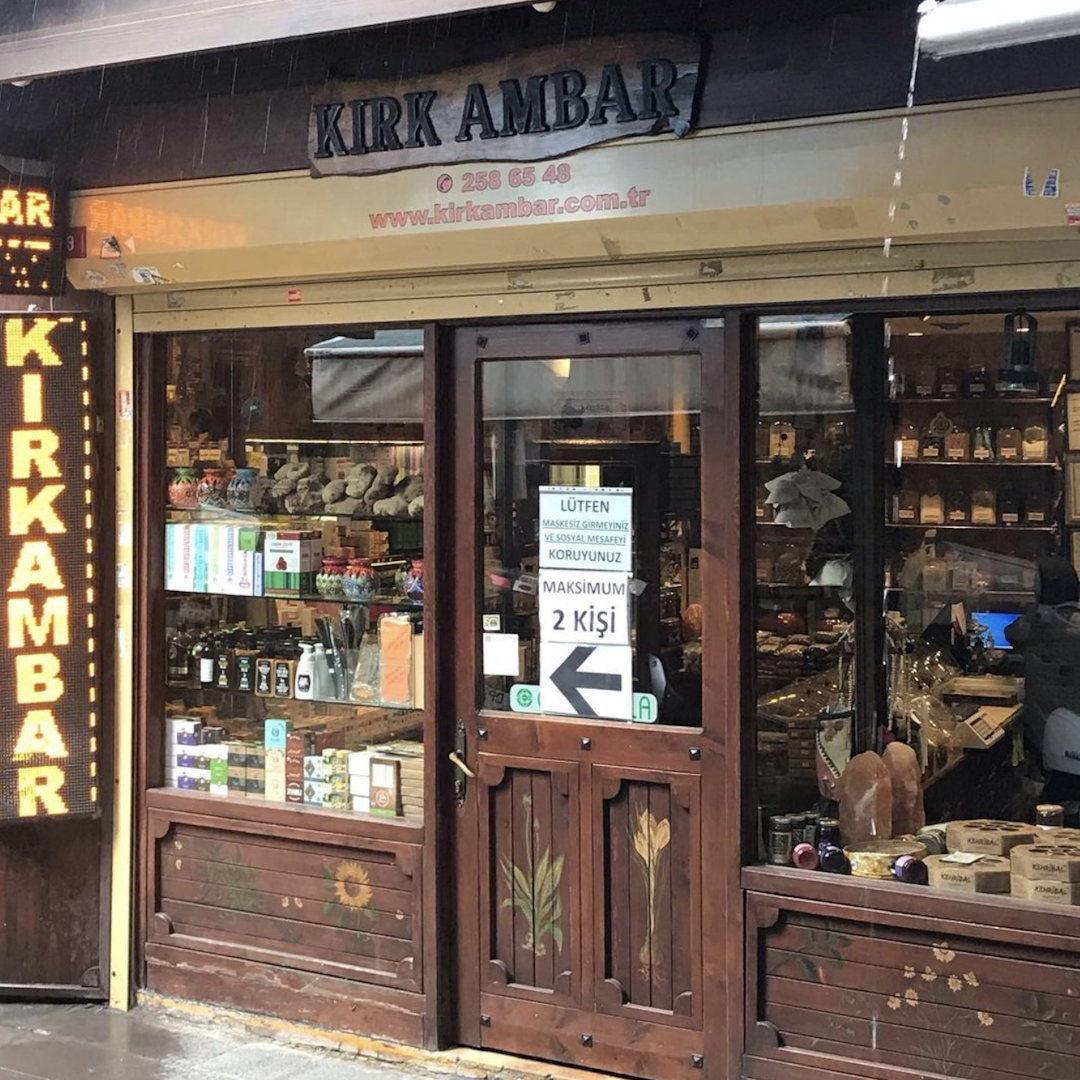 Exterior of Kirk Ambar shop in Istanbul