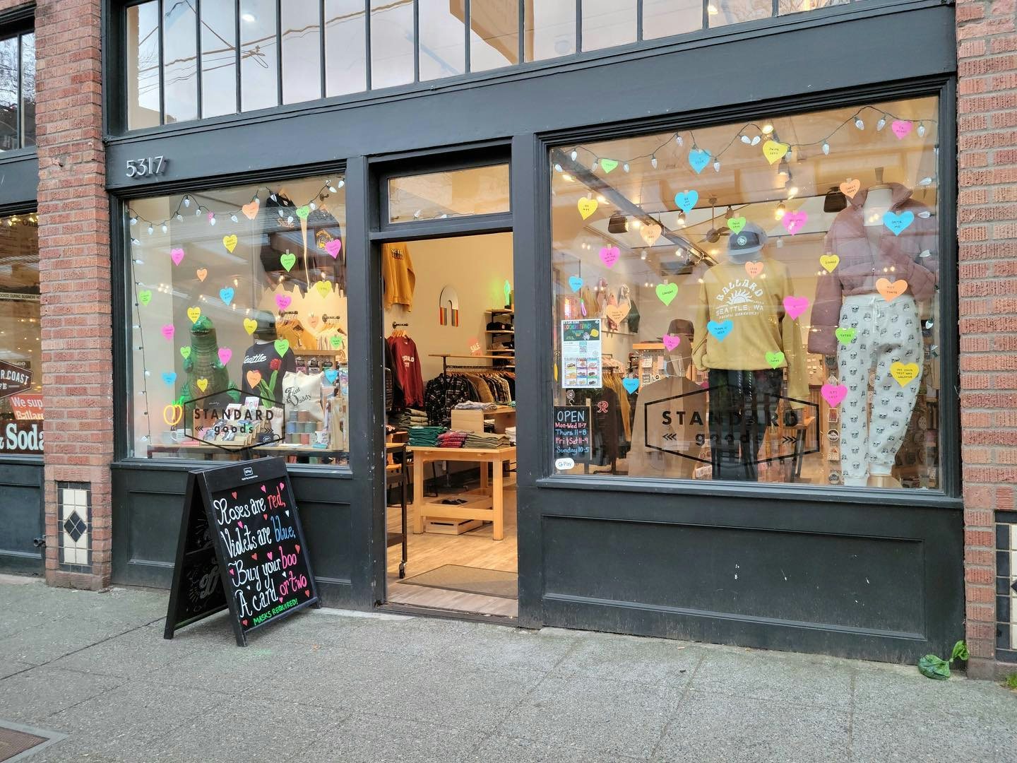 Shop window of Standard Goods