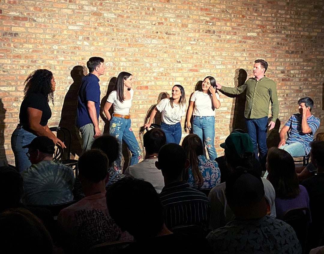 a performance at Logan Square Improv