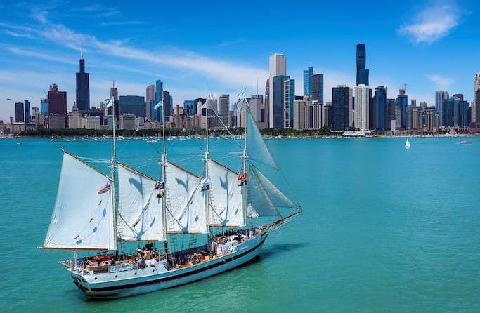 Tall Ship Windy in the Chicago River