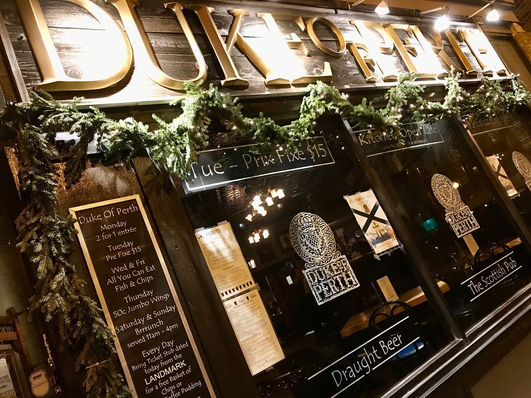 façade of Duke of Perth pub