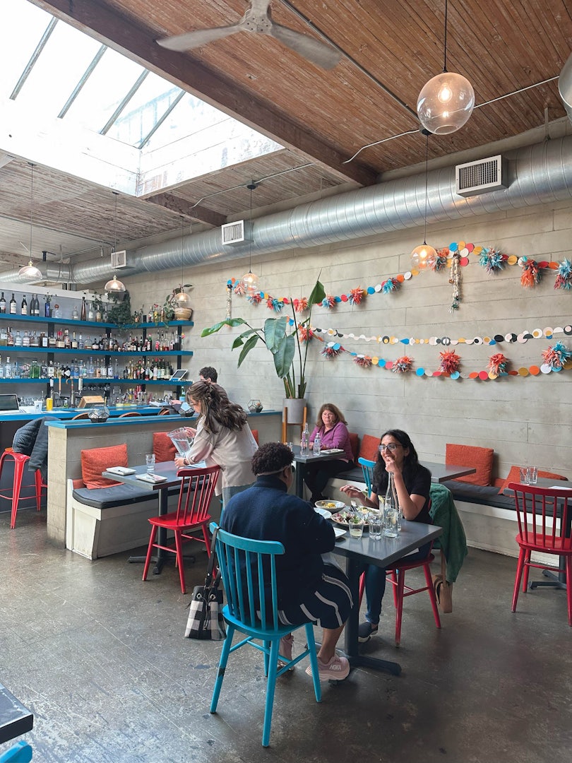 People eating at restaurant Ciudad in Seattle