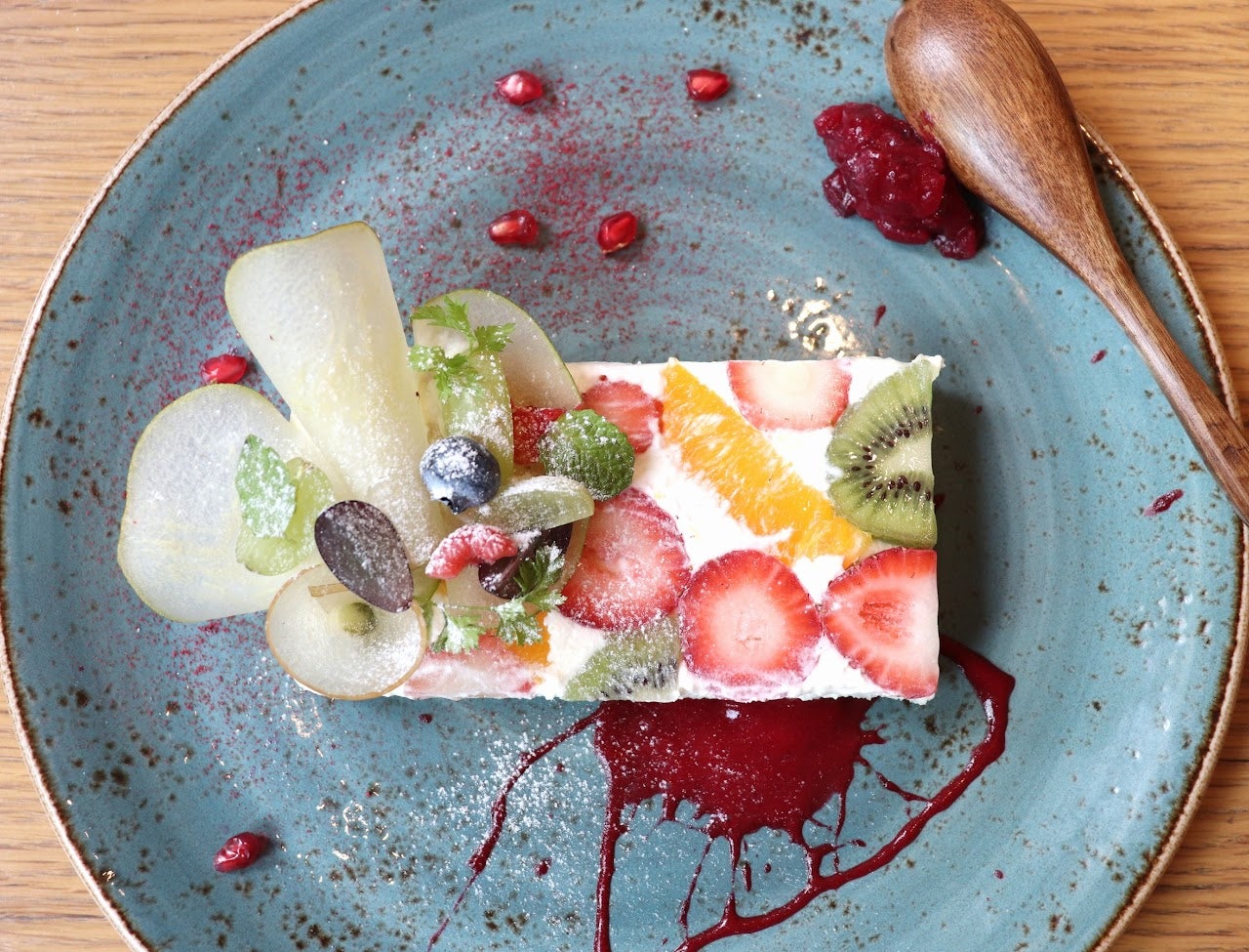 Breakfast dish with fruit at Solaria Nishitetsu Hotel Ginza