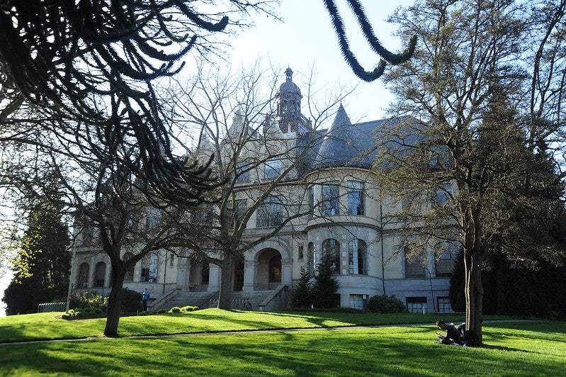 Denny Hall at the University Campus in Seattle