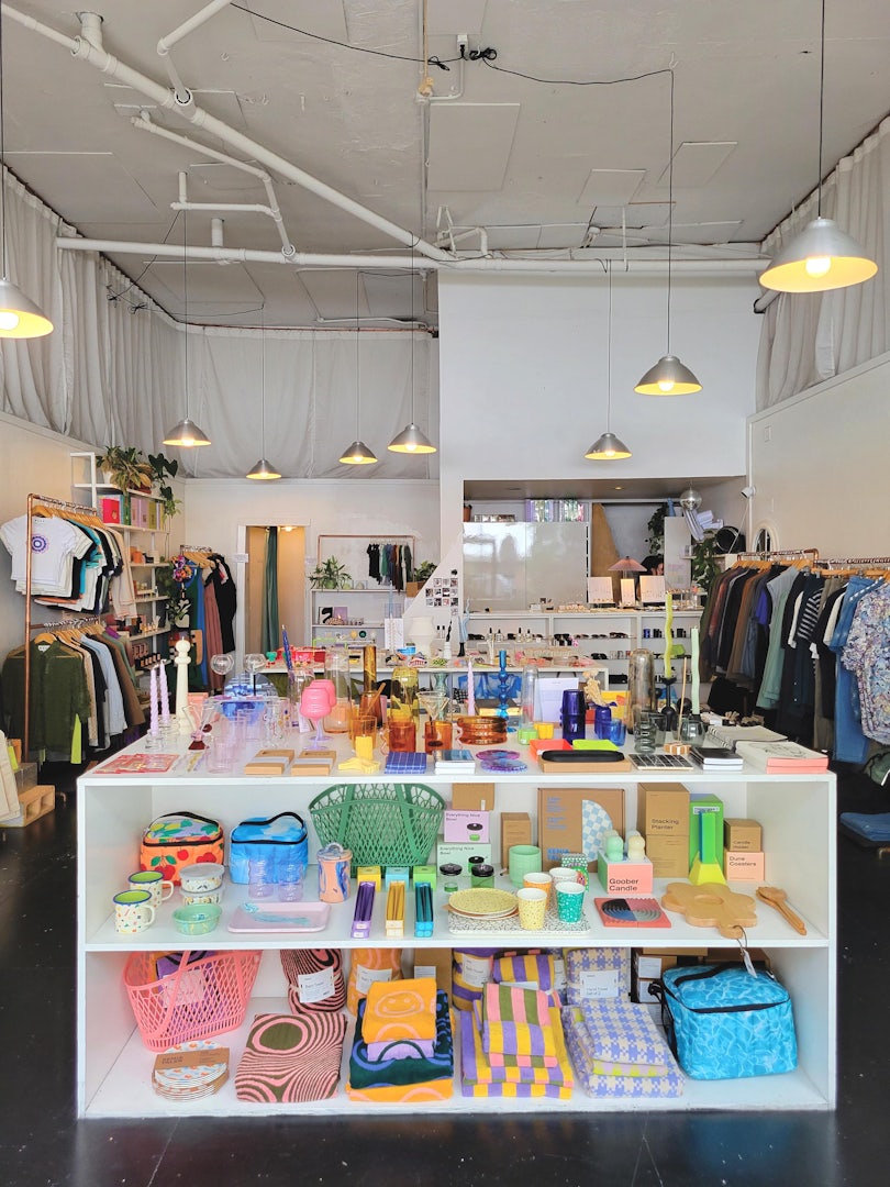 Interior of Prism gift shop