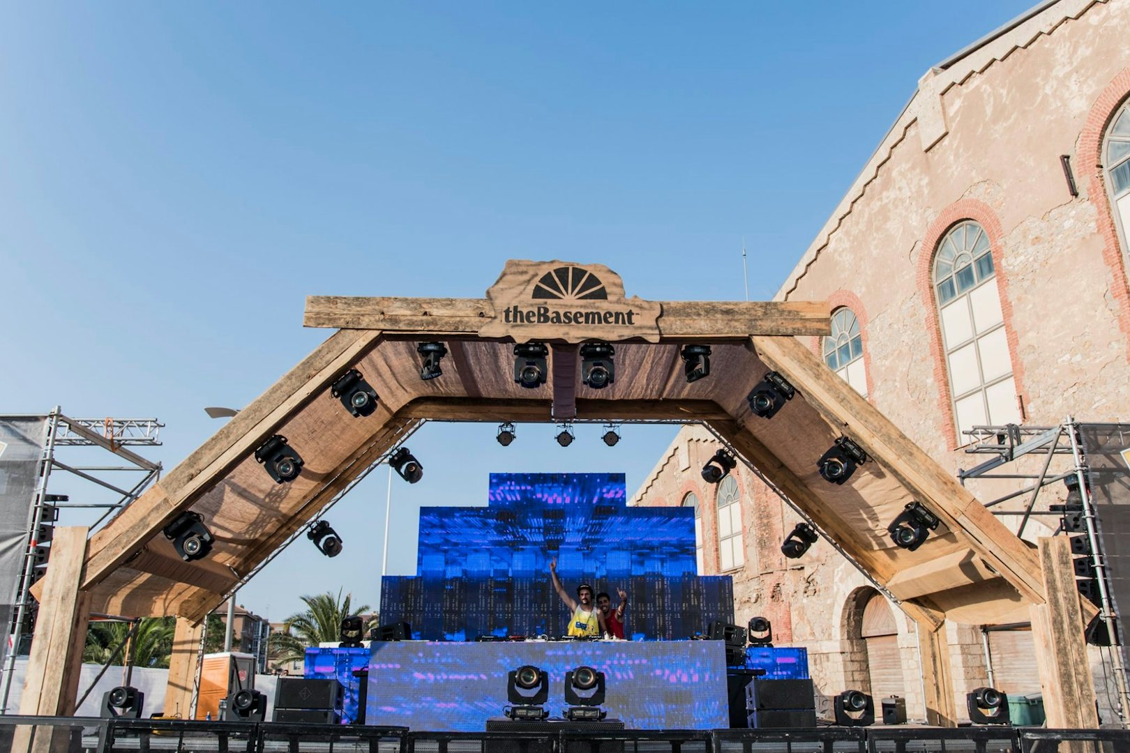 stage of the The Basement Soundsystem in Valencia