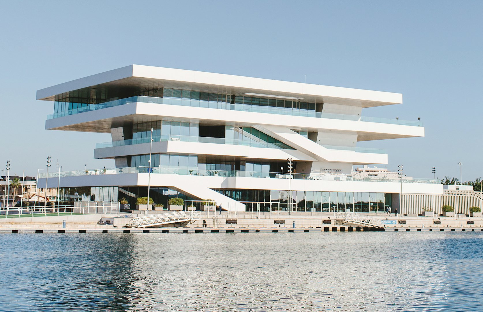 Veles e Vents by the port