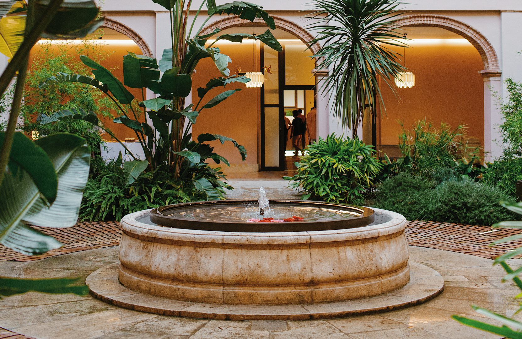courtyard at the Museu de Belles Arts de València