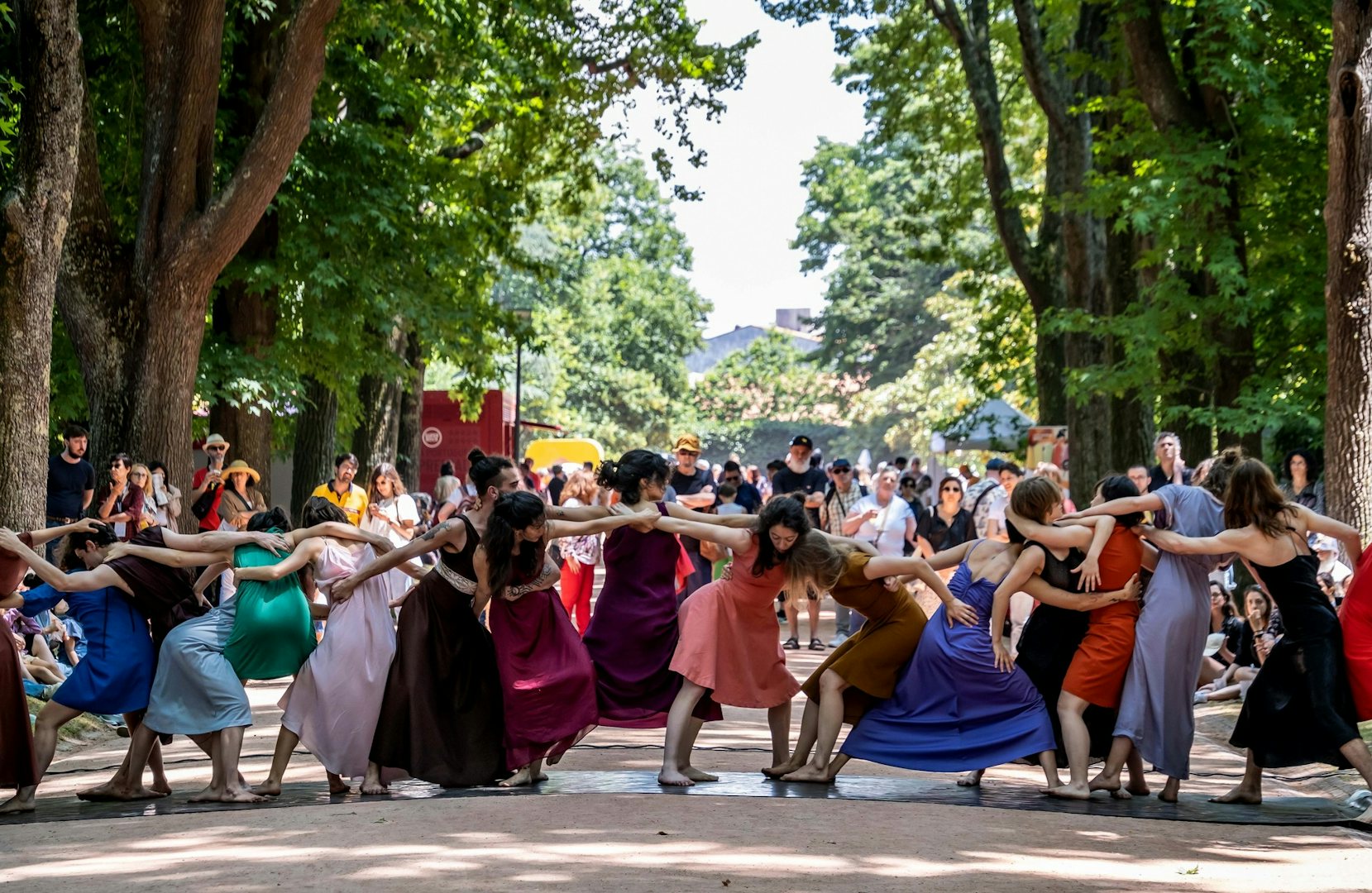 people performing during the Serralves festival