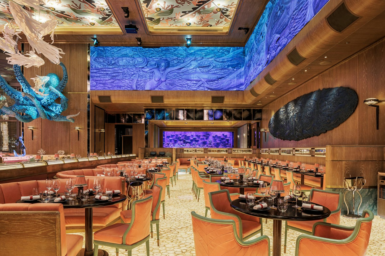 restaurant interior of Sexy Fish