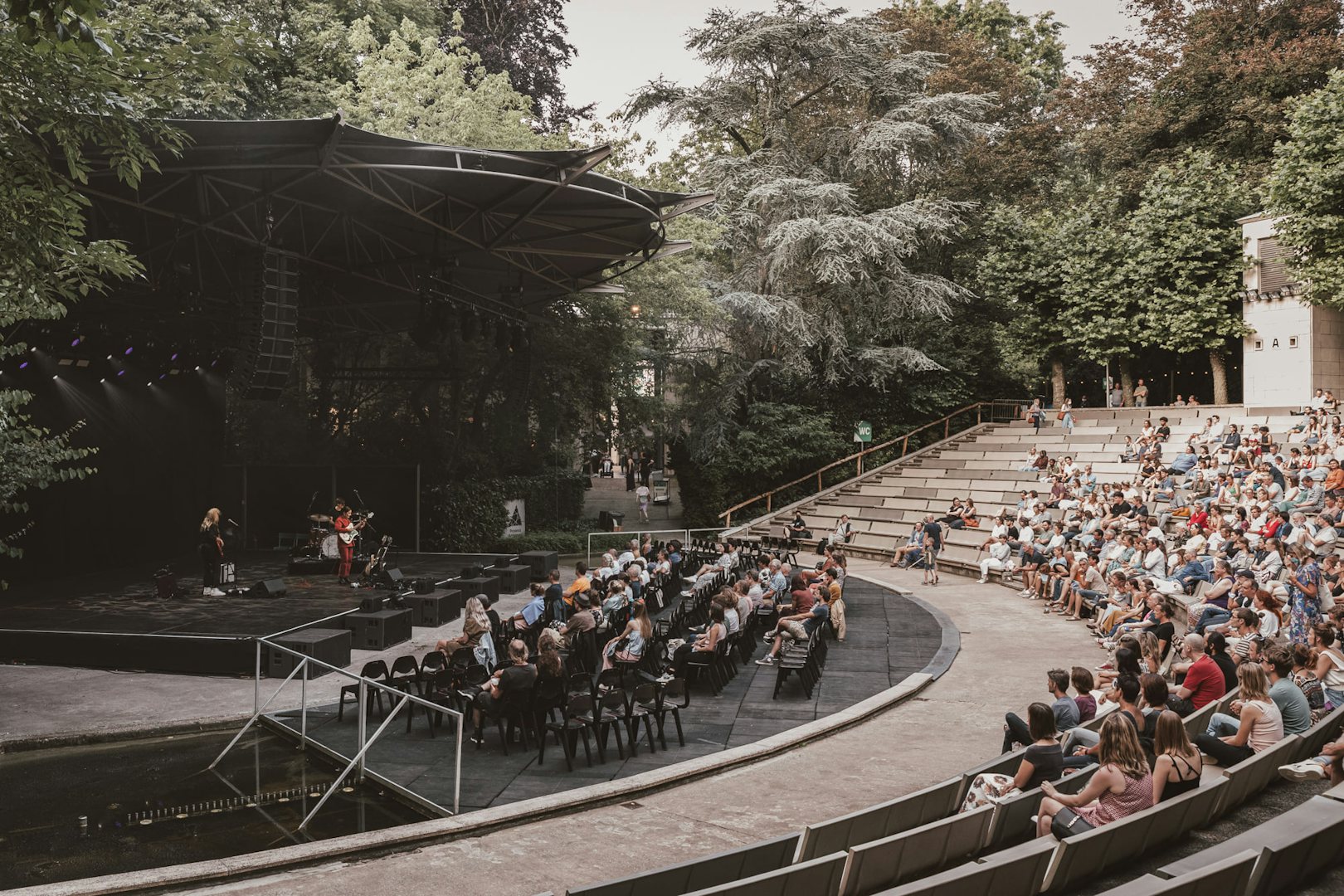 a day concert in the Rivierenhof in Antwerp
