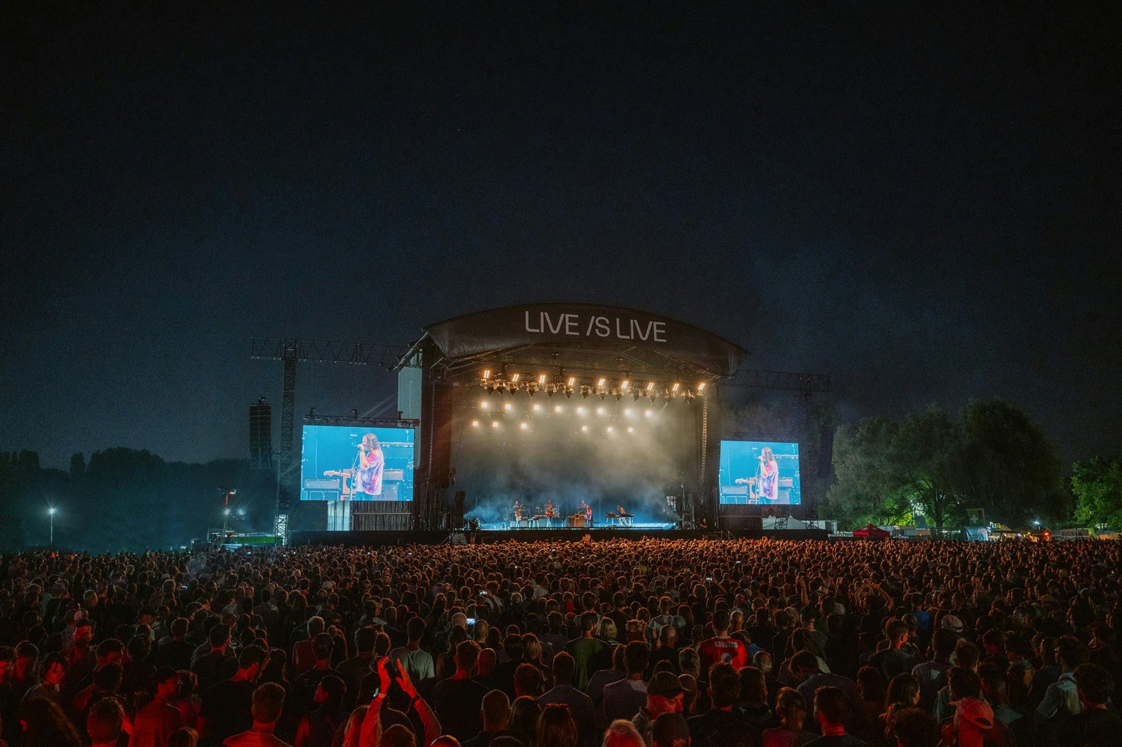 big stage set up at Live is Live