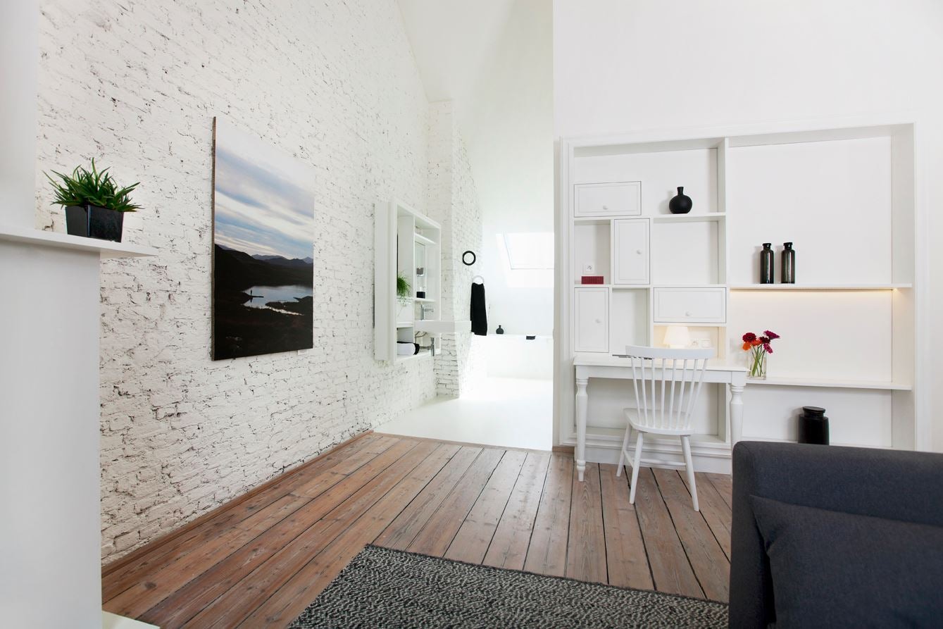 bright and modern interior of an apartment at Maison Nationale