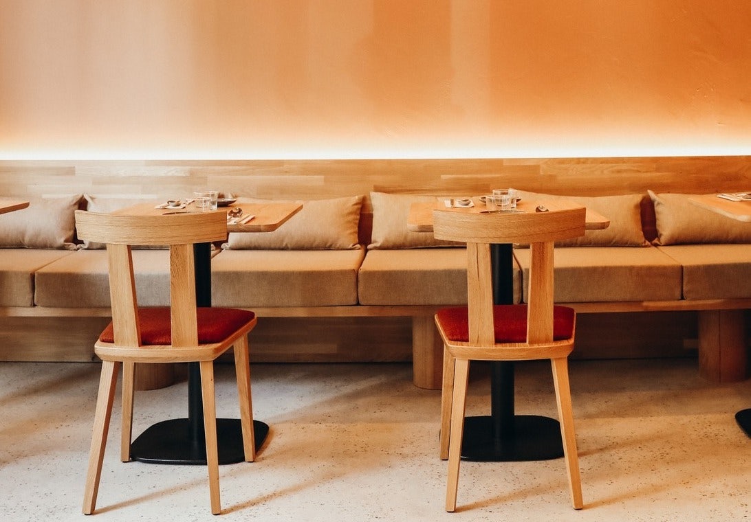 stylish restaurant setup at Nyyo Vietnamese restaurant