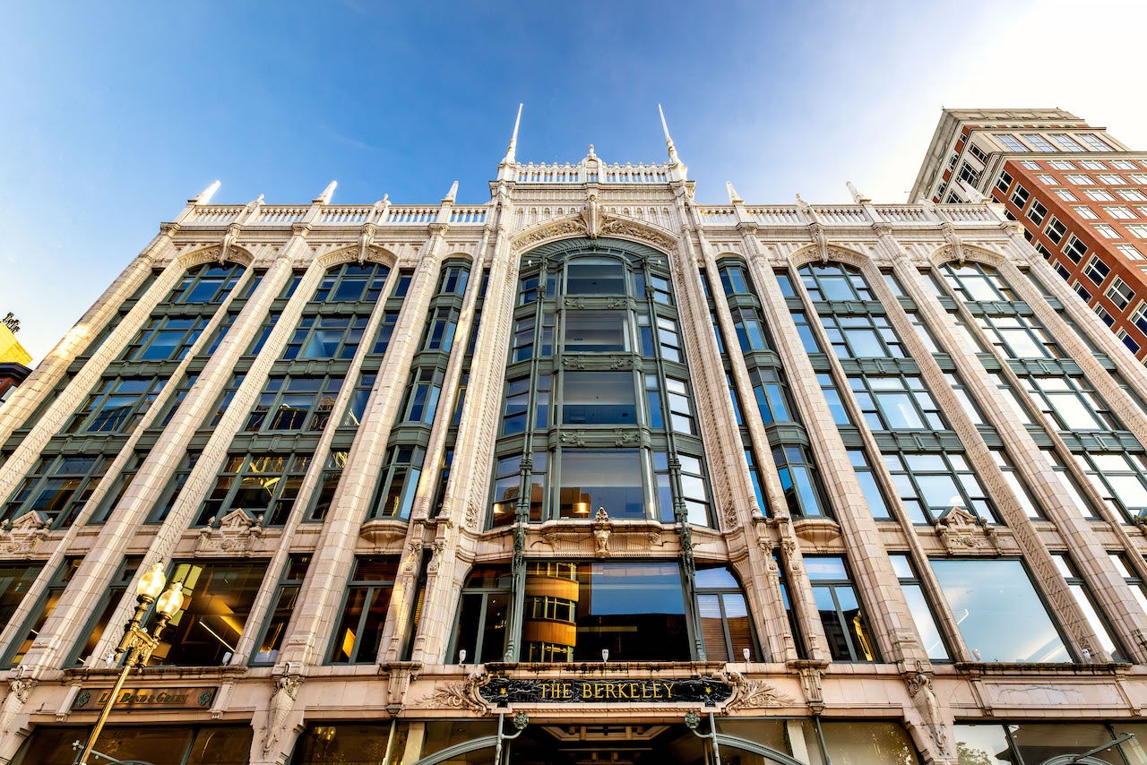 facade of the Berkeley Building in Boston